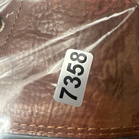 Sperry Saltwater Duck Boot Womens 9 Brown Leather Blue Zipper Lace up Waterproof - Picture 12 of 12